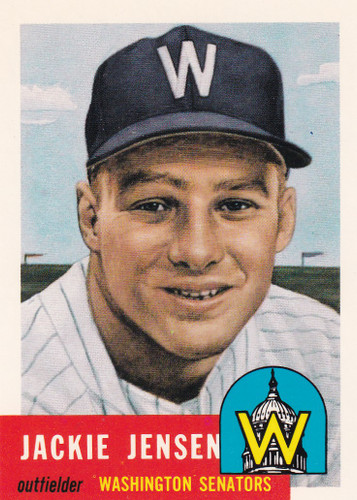 1991 TOPPS ARCHIVES #265 JACKIE JENSEN- WASHINGTON SENATORS