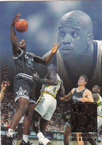 1994 FLEER #9 SHAQUILLE ONEAL REBOUND KING- ORLANDO MAGIC