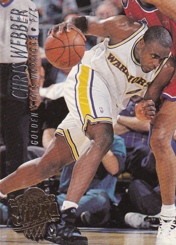 1994 FLEER #64 CHRIS WEBBER- GOLDEN STATE WARRIORS