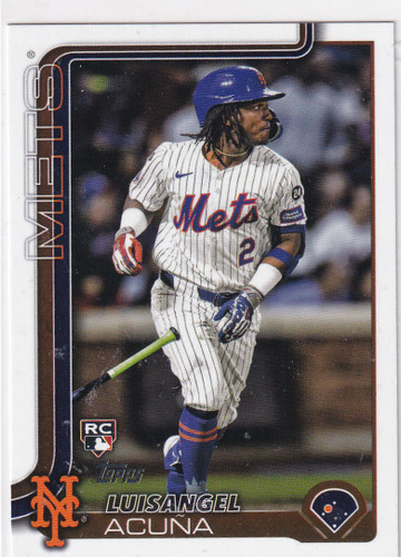 2025 TOPPS SERIES TWO #524 LUISANGEL ACUNA- NEW YORK METS