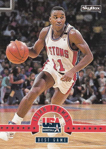 1994 SKYBOX #45 ISIAH THOMAS USA BEST GAME- DETROIT PISTONS