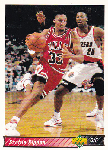 1992 UPPER DECK #133 SCOTTIE PIPPEN- CHICAGO BULLS