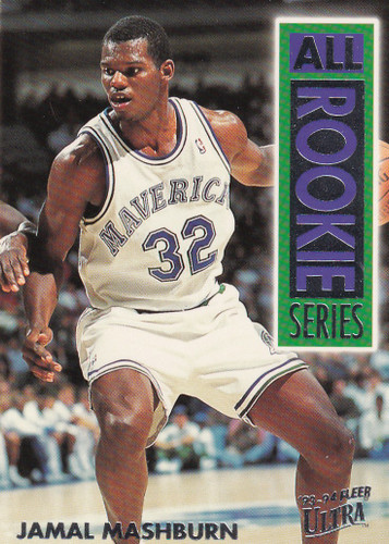 1994 FLEER #9 JAMAL MASHBURN ALL ROOKIE- DALLAS MAVERICKS