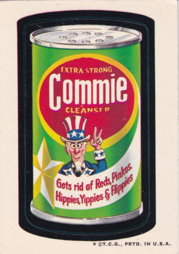 1973 WACKY PACKAGES COMMIE CLEANSER- WACKY PACKAGES
