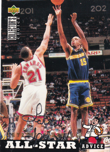 1994 UPPER DECK #198 LATRELL SPREWELL ALL STAR SCRIPT- GOLDEN STATE WARRIORS