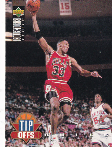 1994 UPPER DECK #169 SCOTTIE PIPPEN TIP OFFS- CHICAGO BULLS
