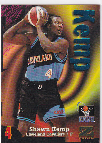 1998 SKYBOX #113 SHAWN KEMP Z FORCE- CLEVELAND CAVALIERS
