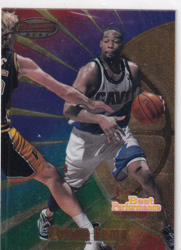 1998 BOWMAN BEST #94 SHAWN KEMP BEST PERFORMANCE- CLEVELAND CAVALIERS