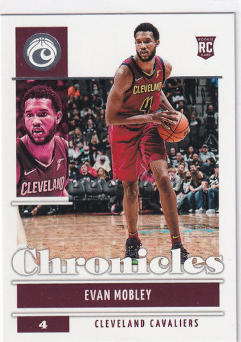 2021-22 CHRONICALS #48 EVAN MOBLEY- CLEVELAND CAVALIERS