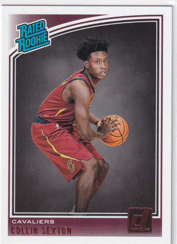 2018-19 DONRUSS #180 COLLIN SEXTON- CLEVELAND CAVALIERS