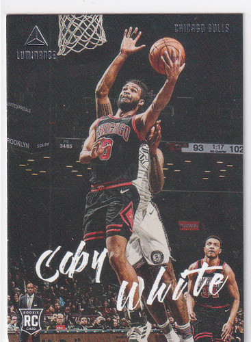 2019-20 CHRONICALS LUMINANCE #145 COBY WHITE- CHICAGO BULLS