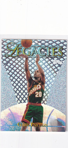 1999 TOPPS #L7 GARY PAYTON LEGACIES HOLO- SEATTLE SUPER SONICS