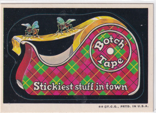 1973 WACKY PACKAGES BOTCH TAPE STICKIEST STUFF IN TOWN- WACKY PACKAGES
