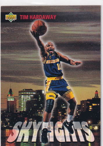 1993 UPPER DECK #470 TIM HARDAWAY SKYLIGHT- GOLDEN STATE WARRIORS