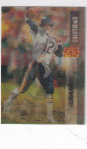 1995 PINNACLE #8 ERIK KRAMER SPORT FLIX 3D- CHICAGO BEARS