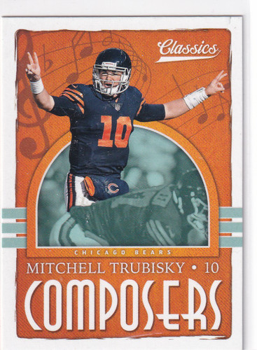 2018 CLASSICS #11 MITCHELL TRUBISKY COMPOSERS- CHICAGO BEARS