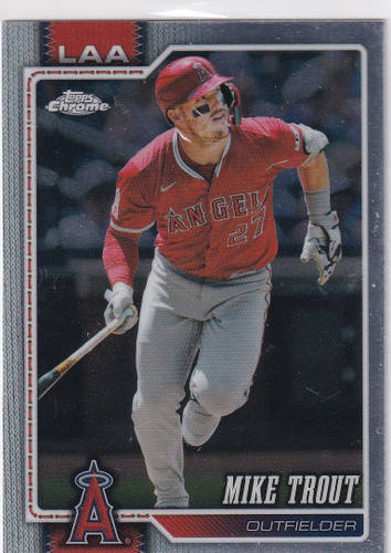 2026 TOPPS CHROME #200 MIKE TROUT- LOS ANGELES ANGELS