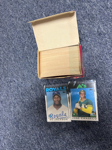 1986 TOPPS BASEBALL TRADED SERIES SET COMPLETE