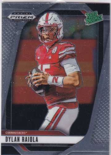 2025 PRIZM DRAFT #158 DYLAN RAIOLA PROSEPCT- CORNHUSKERS