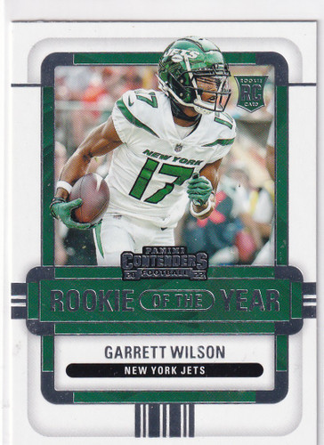 2022 CONTENDERS #ROY-GWI GARRETT WILSON ROOKIE OF YEAR- NEW YORK JETS
