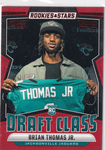 2024 ROOKIES & STAR #DC-BTJ BRIAN THOMAS JR DRAFT CLASS RED- JACKSONVILLE JAGUAR