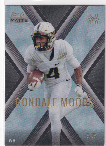 2021 WILD CARD #MXP-24 RONDALE MOORE 5/75- ARIZONA CARDINALS