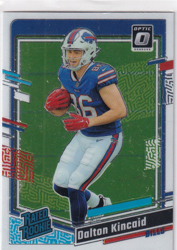 2023 DONRUSS OPTIC #211 DALTON KINCAID- BUFFALO BILLS