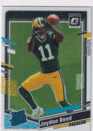 2023 DONRUSS OPTIC #239 JAYDEN REED- GREEN BAY PACKERS