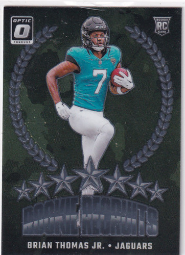 2024 DONRUSS OPTIC #12 BRIAN THOMAS JR ROOKIE RECRUITS- JACKSONVILLE JAGUARS