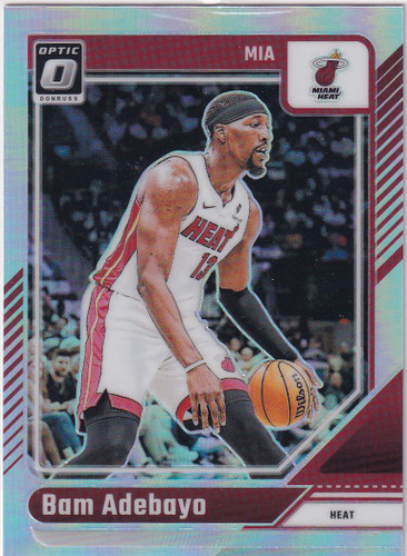 2024-25 DONRUSS OPTIC #212 BAM ADEBAYO SILVER- MIAMI HEAT