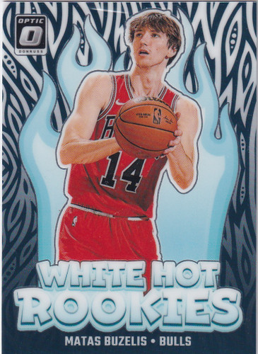 2024-25 DONRUSS OPTIC #10 MATAS BUZELIS WHITE HOT- CHICAGO BULLS