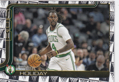 2025 TOPPS #7 JRUE HOLIDAY TIP OFF- BOSTON CELTICS