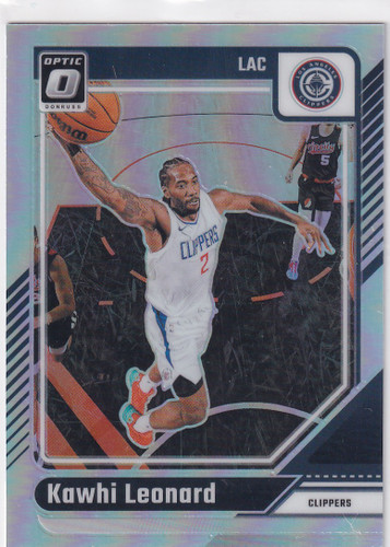 2024-25 DONRUSS OPTIC #141 KAWHI LEONARD SILVER- LOS ANGELES CLIPPERS