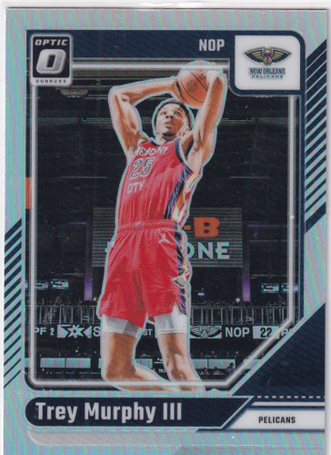 2024-25 DONRUSS OPTIC #179 TREY MURPHY SILVER- NEW ORLEANS PELICANS