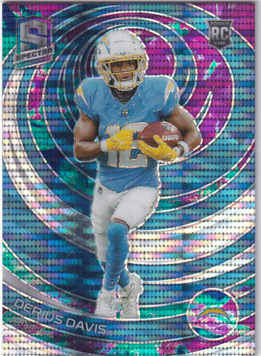 2023 SPECTRA #169 DERIUS DAVIS PULSAR /99- LOS ANGELES CHARGERS