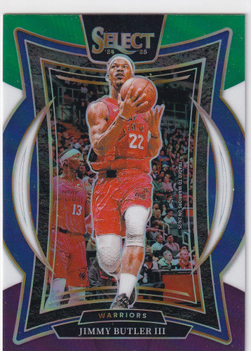 2024-25 SELECT #34 JIMMY BUTLER PRIZM- GOLDEN STATE WARRIORS