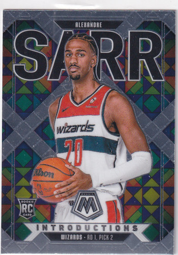 2024-25 MOSAIC #2 ALEXANDRE SARR INTRODUCTIONS- WASHINGTON WIZARDS