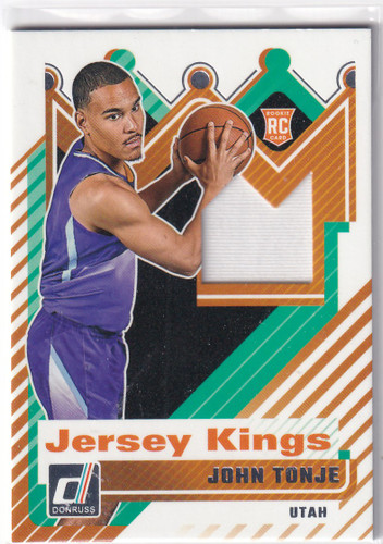 2025-26 DONRUSS #JK-JTJ JOHN TONJE PATCH JERSEY KINGS- UTAH JAZZ