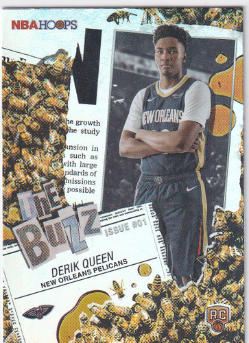 2026 NBA HOOPS #TB-13 DERIK QUEEN THE BUZZ HOLO- NEW ORLEANS PELICANS