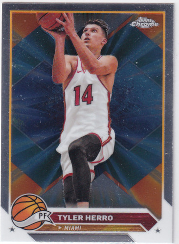 2024 TOPPS CHROME #14 TYLER HERRO- MIAMI HEAT