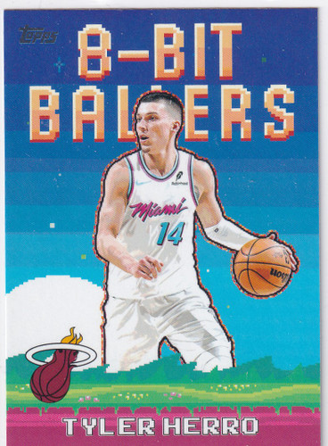 2025 TOPPS #8B-2 TYLER HERRO 8 BIT BALLER- MIAMI HEAT