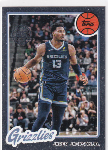2025 TOPPS #80BK-41 JAREN JACKSON JR THROW BACK- MEMPHIS GRIZZLIES
