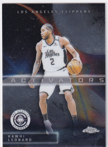 2025 TOPPS CHROME #AC-1 KAWHI LEONARD ACTIVATORS- LOS ANGELES CLIPPERS