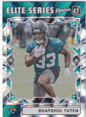 2025 DONRUSS #ESR-BTN BHAYSHUL TUTEN ELITE LAZER- JACKSONVILLE JAGUARS