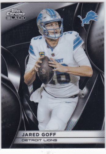2025 Topps Chrome Black #36 Jared Goff Detroit Lions