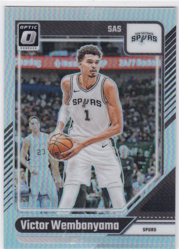 2024-25 Panini Donruss Optic #45 Victor Wembanyama Holo Silver Prizm Spurs