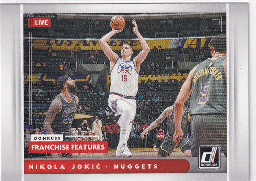2021-22 DONRUSS #17 NIKOLA JOKIC FRANCHISE FEATURES- DENVER NUGGETS