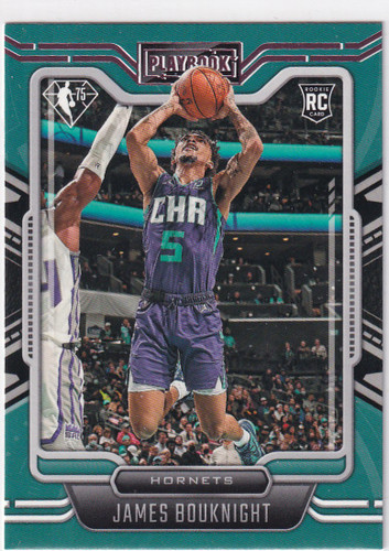 2021-22 CHRONICALS PLAYBOOK #282 JAMES BOUKNIGHT 75 YEARS- CHARLOTTE HORNETS