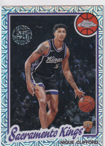 2025 TOPPS CHROME #TC-NC NIQUE CLIFFFORD MOJO- SACRAMENTO KINGS