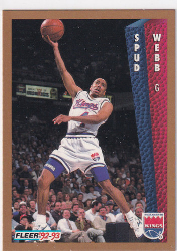 1992 FLEER #200 SPUD WEBB- SACRAMENTO KINGS